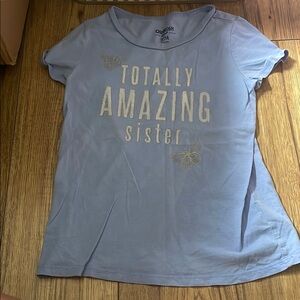 OshKosh B'gosh Blue Sister Graphic Tee